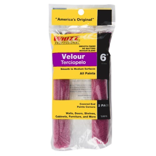 Whizz 6" Purple Velour 2pk